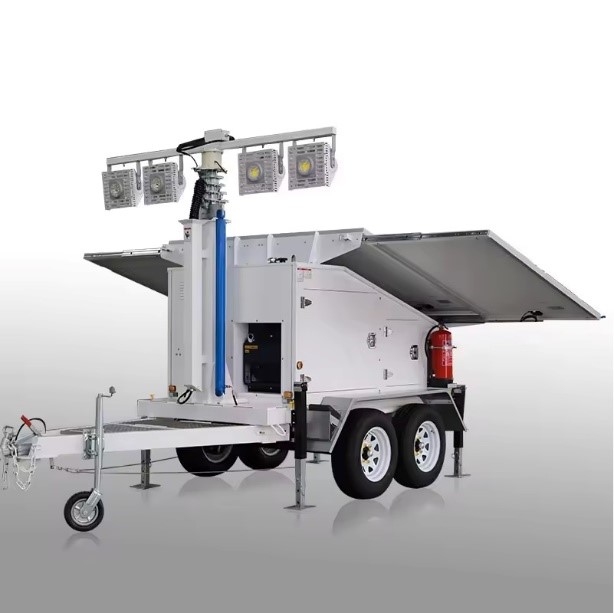 mobile trailer solar power portable